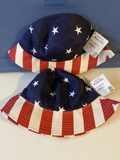 Patriotic bucket hat set of two, new with tags