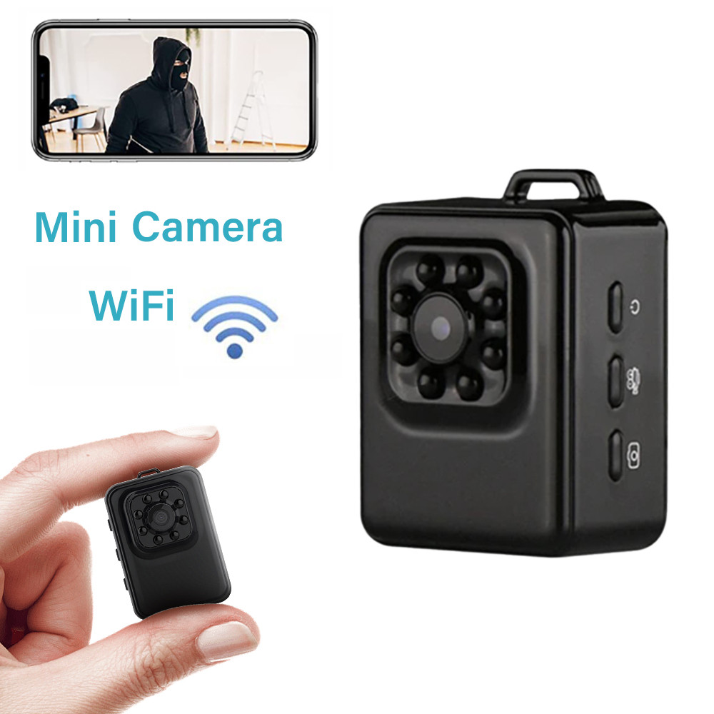 Mini cámara deportiva 1080P con visión nocturna HD video foto trampa cámara de acción