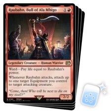 RAUBAHN, BULL OF ALA MHIGO X4 Final Fantasy FIN Magic MTG MINT CARD