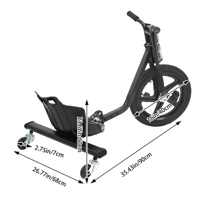 Drifting Scooter Drifter Dreirad Rutscher Drift Trike Scooter für Kinder Neu
