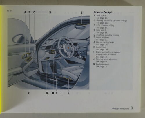 Manual Del Propietario / Manual Porsche 911 Carrera Tipo 991 Año Modelo 2014 - Imagen 3 de 5