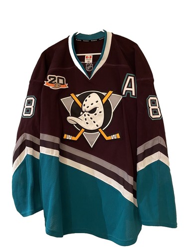 Vintage STARTER Anaheim Mighty Ducks NHL Hockey Jersey XL | eBay