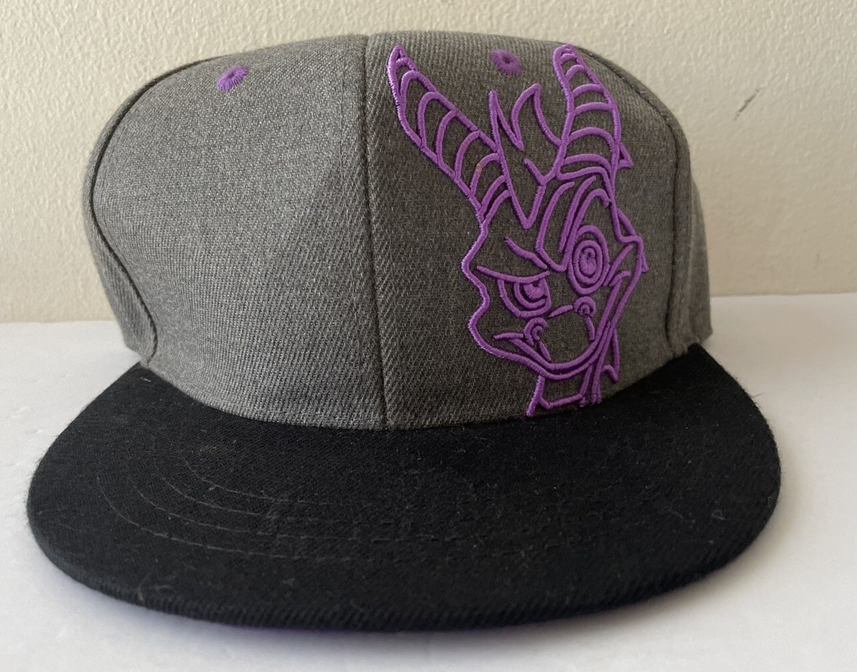 Spyro The Dragon Numskull SnapBack Hat 2018 Gray Purple PS1 Game