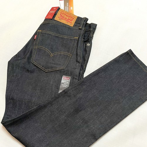 NWT Levis 502 Reg Taper 30 x 32 Mens Jeans Raw Unwashed Denim Dark Blue |  eBay