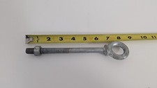 Lot of 2 Hot Dip Galvanized Eye Bolt w/Shoulder, 1/2" x 6-1/2", Partial Thread