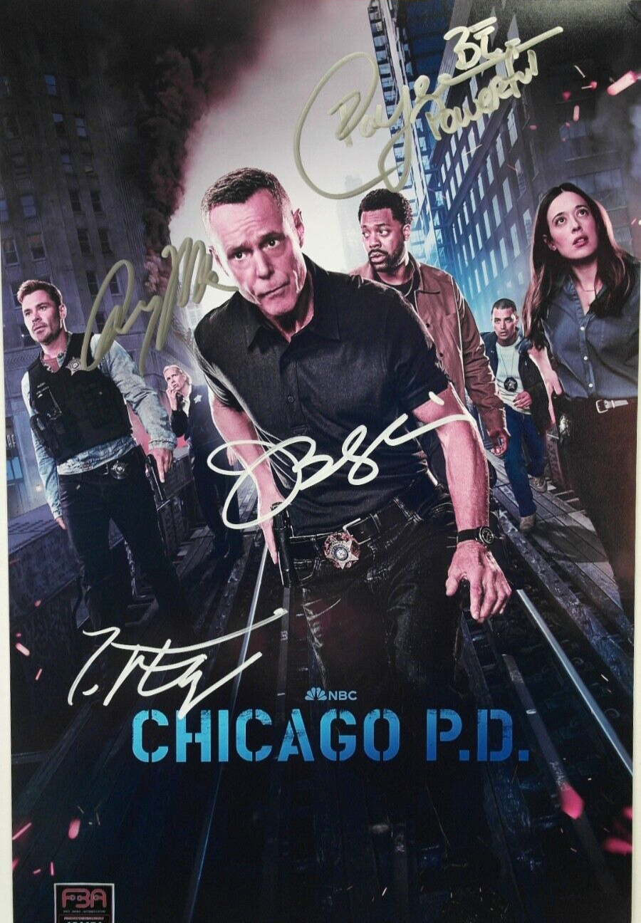 Autographed Poster - T.V. Series -  Chicago P.D. - Jason Beghe - 11x17 + COA