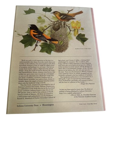 The Birds Of Indiana By Russell E. Mumford & Charles E. Keller - Foto 7 di 8