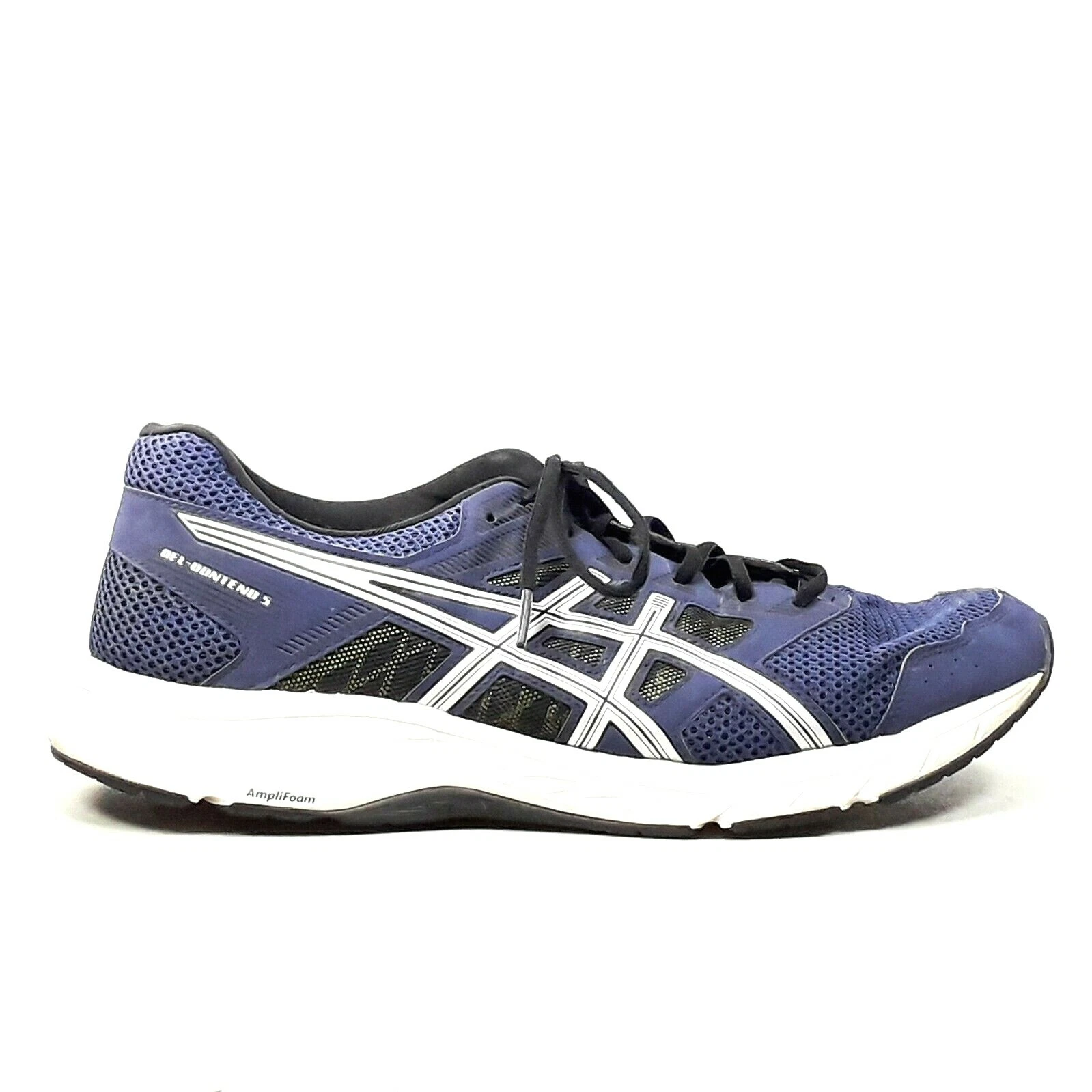 ASICS Gel Contend 5 1011A256 scarpe da ginnastica blu navy da uomo taglia 13