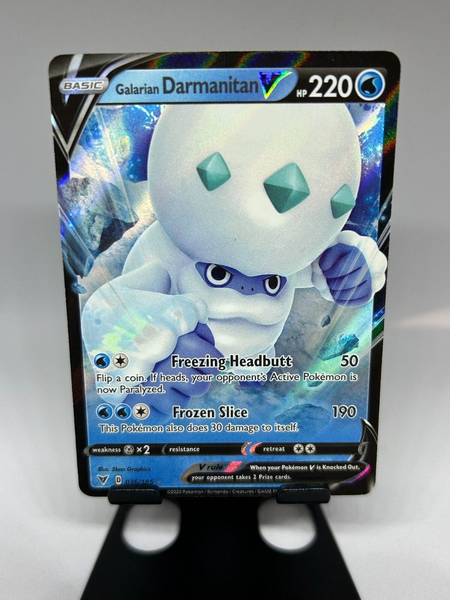 Pokmon TCG Galarian Darmanitan V Vivid Voltage 036/185 Holo Ultra Rare |  eBay