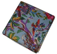 10 Yard Hand Bird Print Cotton Fabric Flower Printed 100 Soft Cotton Fabric
