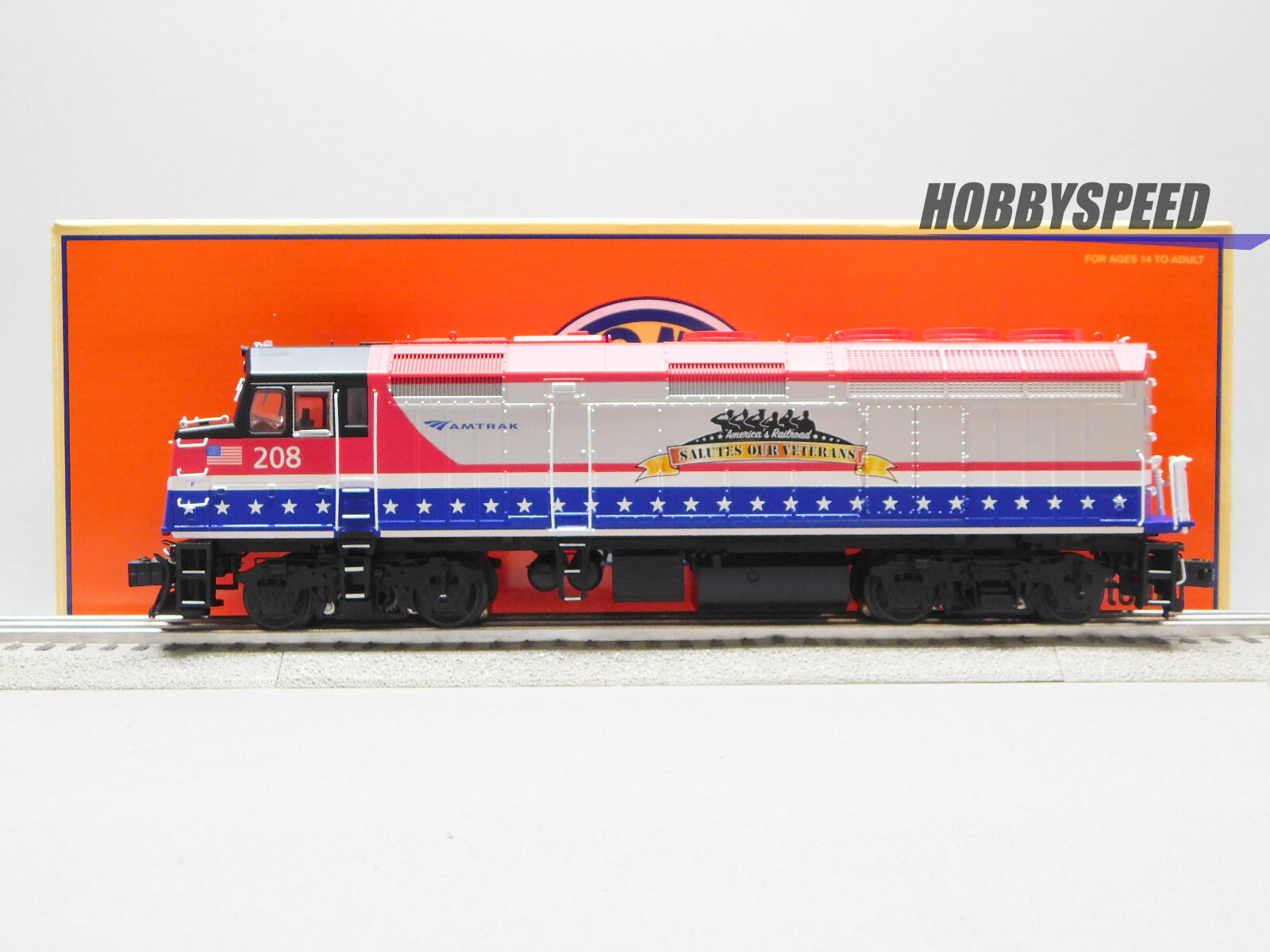 LIONEL AMTRAK LEGACY F40PH DIESEL LOCOMOTIVE ENGINE #208 O GAUGE 2233740 NEW
