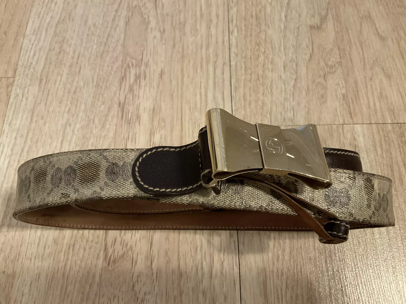Boucle nœud ceinture vintage Gucci 181459 480199 90 36 Italie taille 39