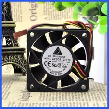 Delta AFB0612HHB 6015 DC12V 0.18A 6CM 3-Pin Mute Cooling Fan