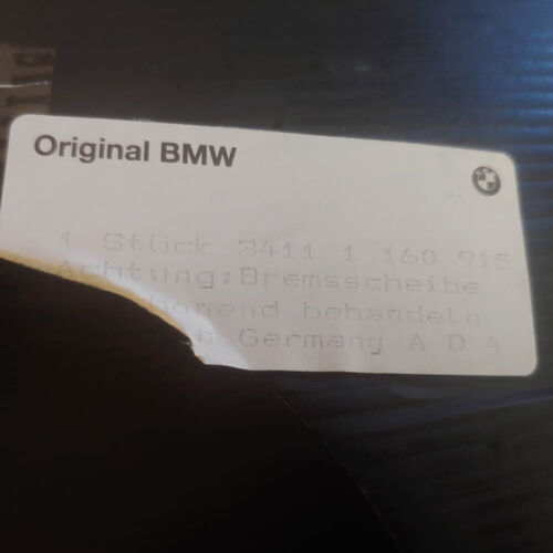 BMW E30 3 Series 320i Original Front Brake Rotor Disc 34111160915 NOS - Picture 6 of 7