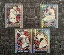 2021 Mosaic Baseball VINTAGE SILVER PRIZM You Pick Card Complete Your Set PYC