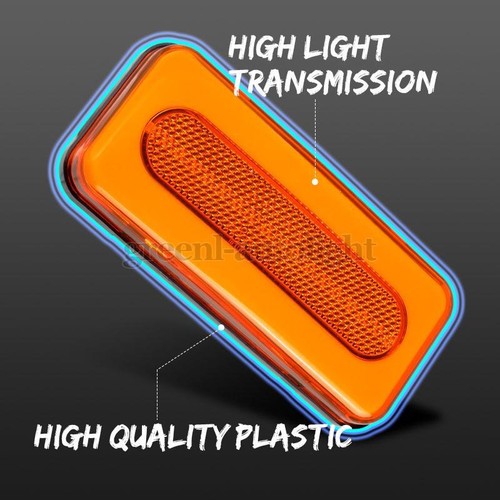 2PC LED Flowing Stop Brake Turn Signal Halo DRL Rear Tail Light Truck Trailer RV - Bild 5 von 12