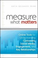 Measure What Matters: Online Tools For... 9780470920107 by Delahaye Paine, Katie