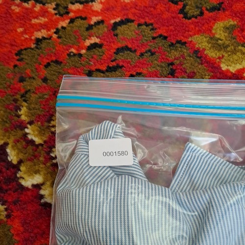Calvin Klein Dress Shirt Mens Size 41/92 Blue Striped Button Up Slim Fit Casual - Picture 13 of 13