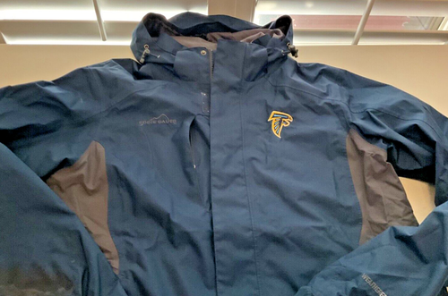EDDIE BAUER Weatheredge Falcon Logo Blau Allwetter Zip Hoodie Jacke Herren (M) - Bild 7 von 24