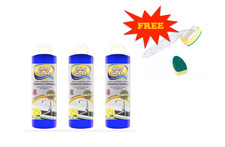 Shiny Sinks Cream Sink Cleaner Ceramic Stainless Steel Granite Lemon 250ml X 3 14.53 per litre