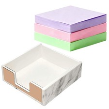 Sticky Notes Memo Holder with300pcs Note for 3x3 inches, Gold