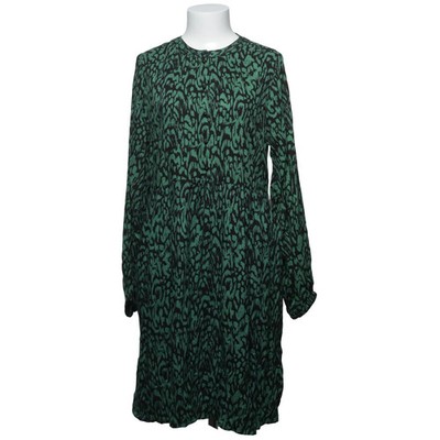 Kaffe, Kleid, Größe: 36, Grün/Schwarz, Viskose, Print, Damen #rLD