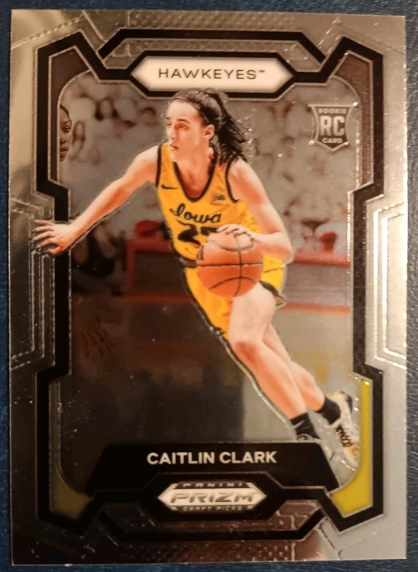 Caitlin Clark 2024 Panini Prizm Draft Picks Silver Prizm (RC) -  #57