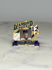 Steve Finley Diamondbacks Pin: Gold Enamel - 1990s MLB Accessory