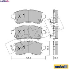 BRAKE PAD SET DISC BRAKE 22-0793-1 FOR SUZUKI SWIFT/IV/MK/III BALENO MAZDA