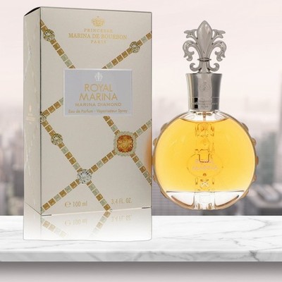 Royal Marina Diamond Eau De Parfum Spray By Marina De Bourbon - 3.4 oz