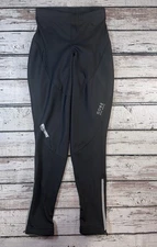 Gore Bike Wear Windstopper Soft Shell Black Cycling Pants Tights Medium