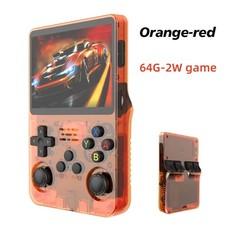64G R36S Retro Handheld Video Game Console Card 3.5' IPS Screen 20000+ game