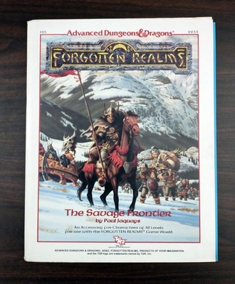 AD&D FR5 Forgotten Realms The Savage Frontier 1988 TSR VG w/ maps