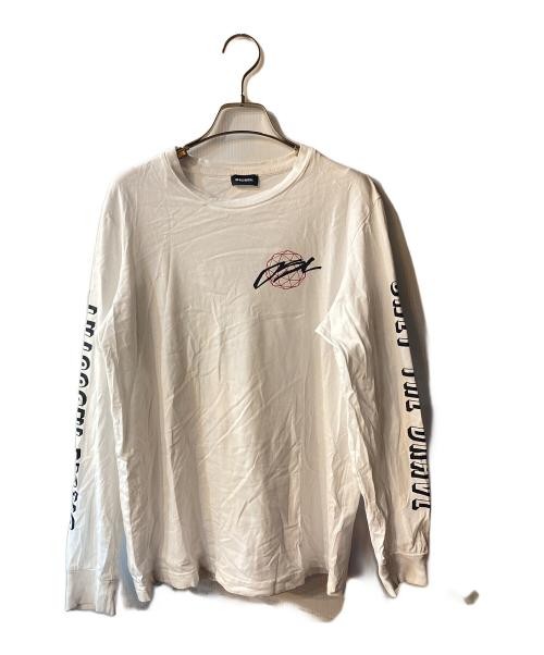 DIESEL                    Long sleeve top white A00301-T-JUST-LS-X92