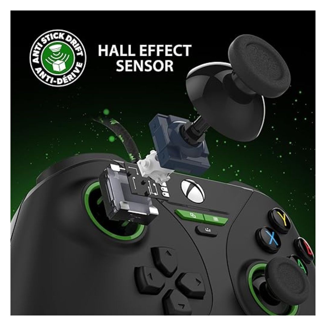 Snakebyte Xbox Series GamePad Pro X Controller per videogiochi cablato con licenza (nero) foto 6