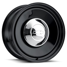 U.s. Wheel Rat Rod 65 Series Size 17 X 10 Bolt Pattern 5x5.5 Gloss Black