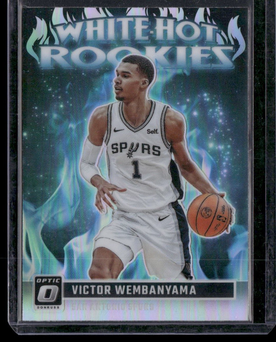 2023-24 Donruss Optic #2 Victor Wembanyama White Hot Rookies Holo