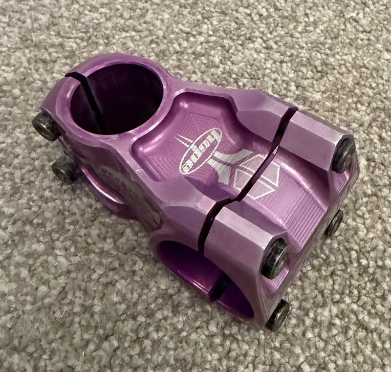 Hope Am/Freeride Stem purple 50mm 0° 31.8mm Clamp