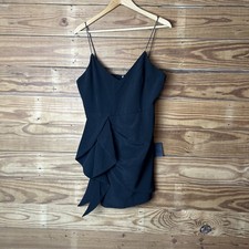 Lulus NWT special occasion short little black mini dress spaghetti straps Xl