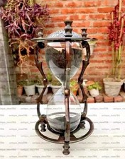 Sand Timer Hourglass Brass Nautical Maritime Hour Glass Vintage Sand Clock Gift