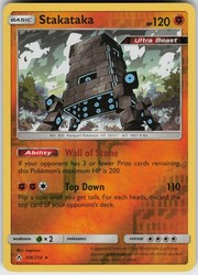Stakataka 106/214 Reverse Holo Rare Unbroken Bonds