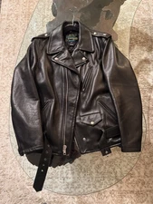 SCHOTT Perfecto 519 Waxy Natural Cowhide 50’s Leather Jacket - Medium