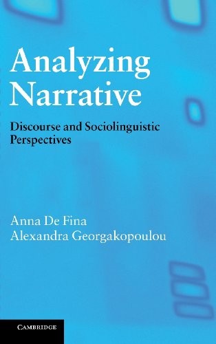 Analyzing Narrative.by De-Fina  New 9780521887168 Fast Free Shipping<|
