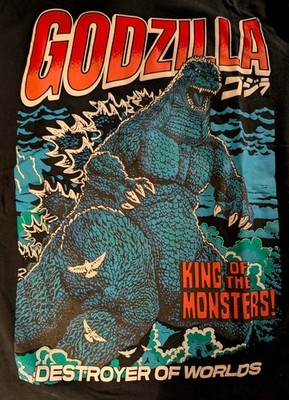 Ripple Junction Godzilla T-Shirt (Größe L, Doppelseitig)