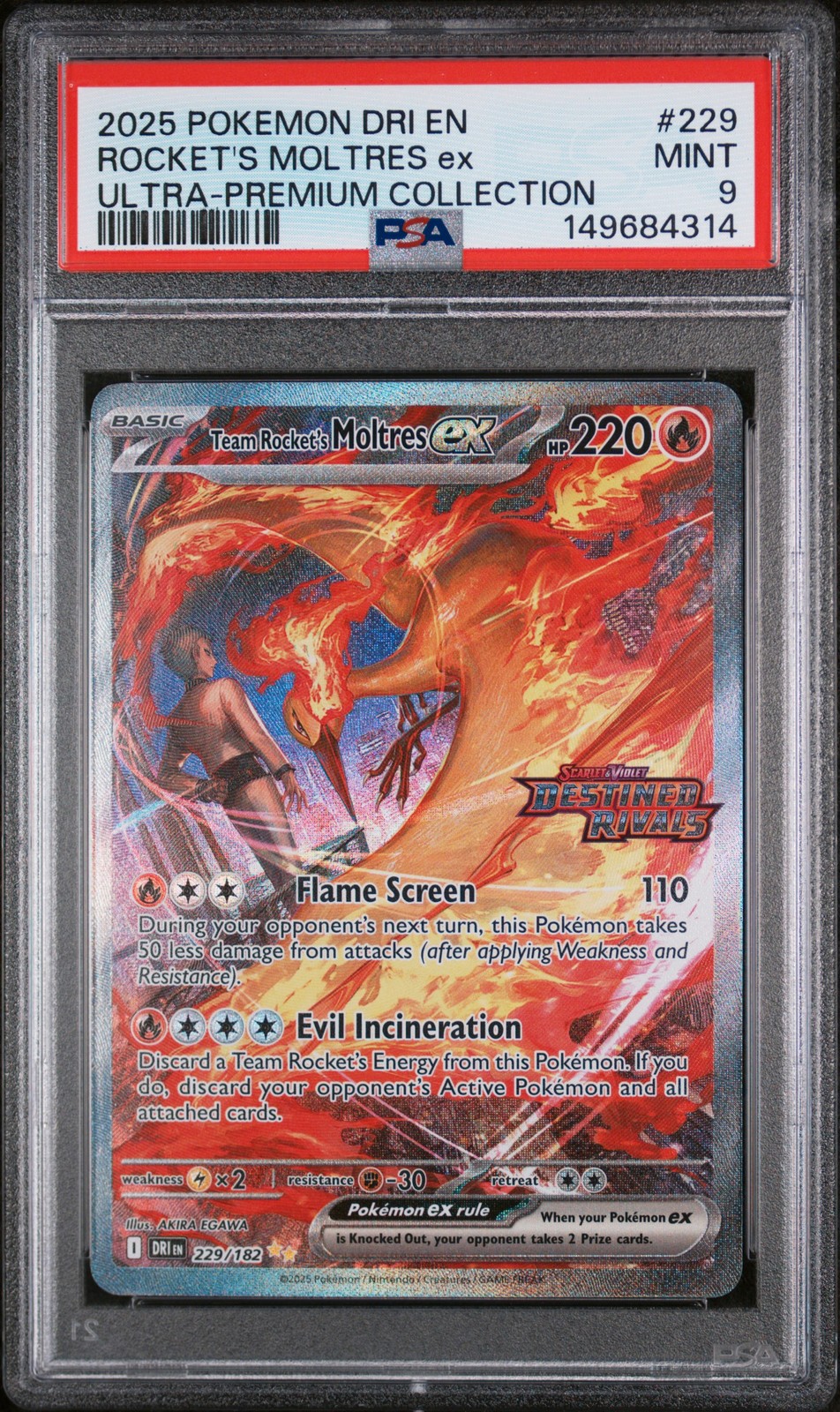 Team Rocket's Moltres ex #229