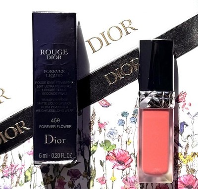 Dior Rouge Dior Forever Liquid Transfer Proof Matte Lipstick 459 Forever Flower