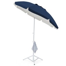 6.5ft Sun Shade Umbrellas, Portable Umbrella with Stand, Lightweight Sun Prot...