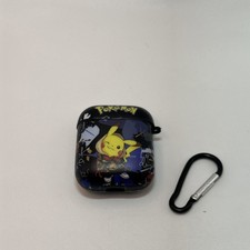 Pokemon Pikachu Protective Case for Apple AirPods Gen 1  2 Silicone,Clip