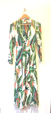 Farm Rio Long Sleeve Rare Maxi Dress Sz XS Boho Tropical $220 MSRP