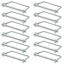 15 PCS 1/4 4-1/2 Inch Trailer Hitch Pin Shaft Locking Pin Safety Coupler Pin ...